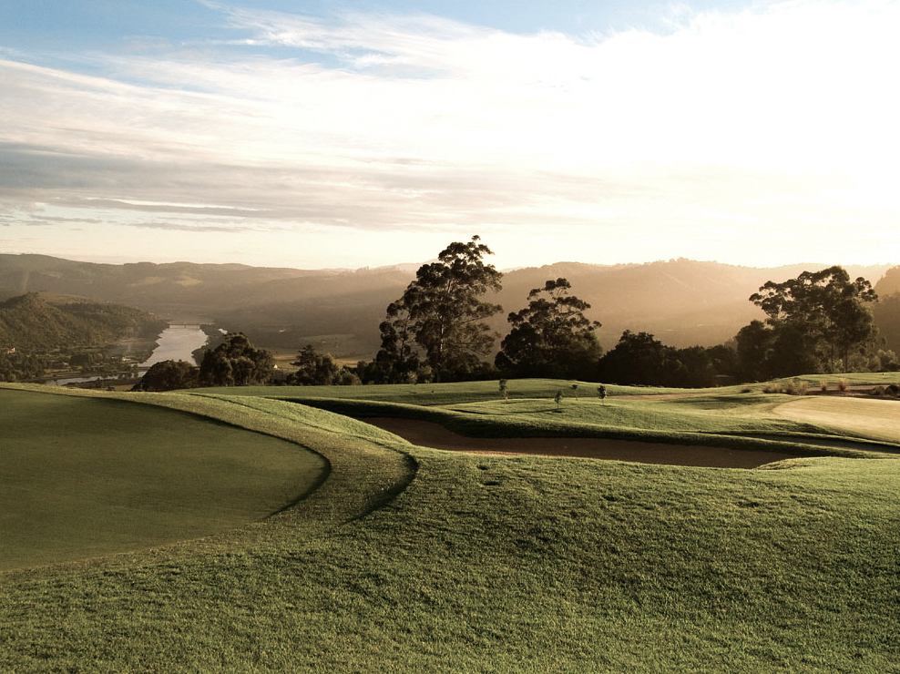 Golf, Gourmet und Garden Route – Südafrika für Geniesser Simola Golf Club, Aussicht zweites Grün